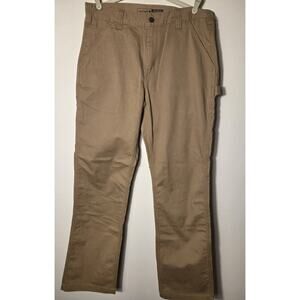 New Carhartt Relaxed Fit Twill Utility Work Pants 34x32 Mens Model BNO324-M